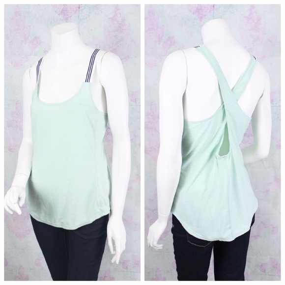 adidas Tops - Adidas Crossback Clima Lite Yoga Athletic Top